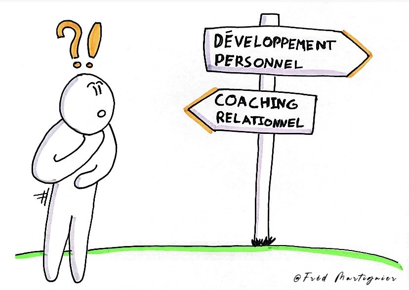 Quelles différences entre développement personnel et coaching relationnel ?